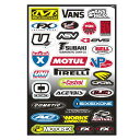 バイク用品 アクセサリーファクトリーエフェックス ファクトリーFX ステッカーキット スポンサーC KITFX10-68004 4547567308256
