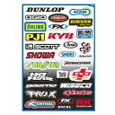 バイク用品 アクセサリーファクトリーエフェックス ファクトリーFX ステッカーキット スポンサーA KITFX10-68000 4547567336570