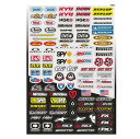 バイク用品 アクセサリーファクトリーエフェックス ファクトリーFX ステッカーキット DVSマイクロロゴキットFX10-68014 4547567356998