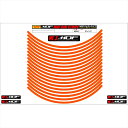 バイクパーツ アクセサリーエムディーエフ リムストライプ オレンジ 文字なしRIM-6M-OG-11N 45803941291206ミリ幅 2輪:11インチ/4輪:10インチ