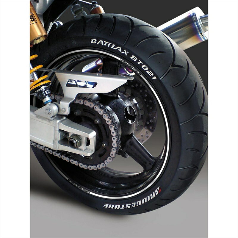 バイクパーツ アクセサリーエムディーエフ リムストライプ ホワイト 文字ありRIM-4M-WH-13&14 45803941215994ミリ幅 13/14インチ 2