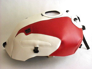 バイクパーツ バグスター タンクカバー ホワイト/レッド1244C 4520616881368CB1000SF 93-99