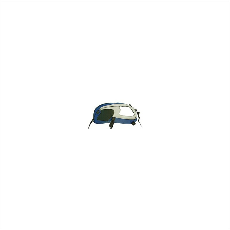 バイクパーツ バグスター タンクカバー ブルー/ニッケルベージュ1377E 4547424766939W650 99-06