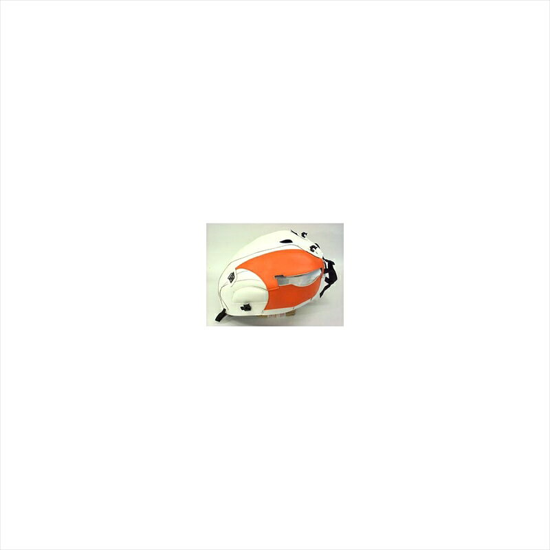 バイクパーツBAGSTER(バグスター) タンクカバー ホワイト/オレンジ 1362F4547567319627T.BIRD SPORT/LEGEND 98-04