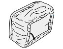 バイク用品 モトフィズ MOTOFIZZ レインカバーMP-274 4510819902083