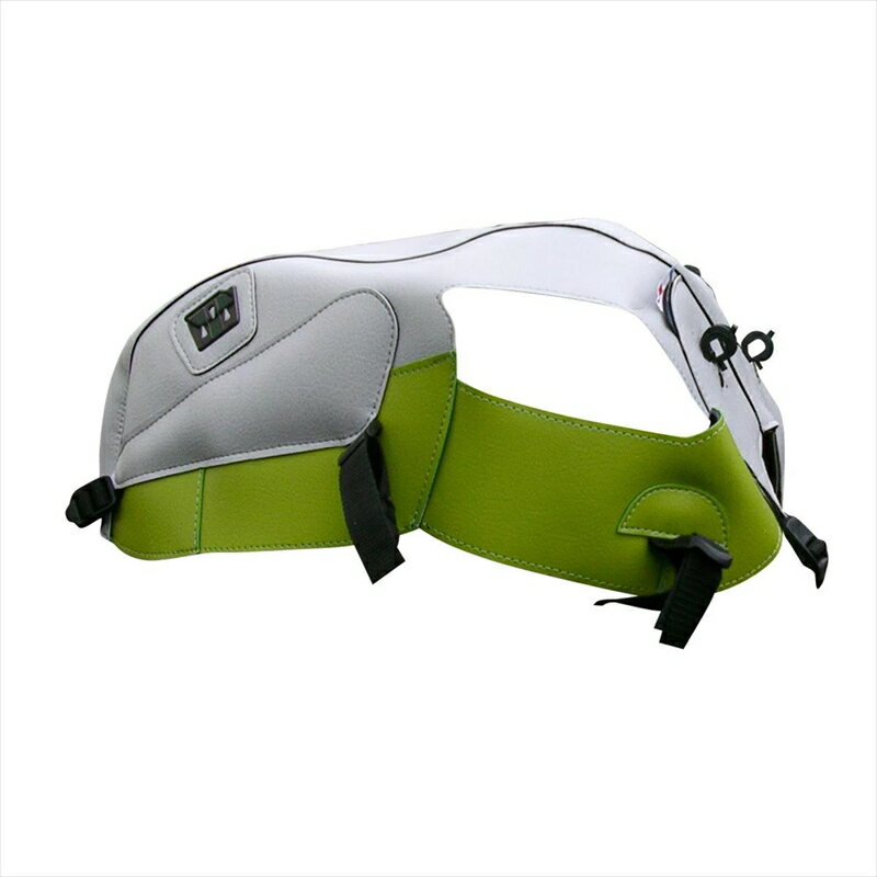 バイクパーツBAGSTER(バグスター) タンクカバー ライトグレー/アップルグリーン 1426O4547567840688BONNEVILLE 01-07