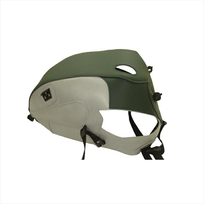 バイクパーツBAGSTER(バグスター) タンクカバー ダークグリーン/ライトグレー 1426B4548664818662BONNEVILLE 01-07