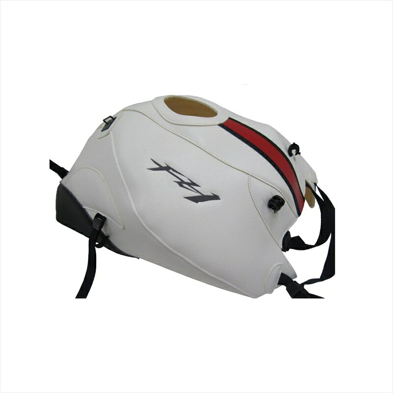 Other - バイクパーツ バグスター タンクカバー ホワイト/レッド1523D 4547567510086FZ-1 (カウル車不可) 06-12