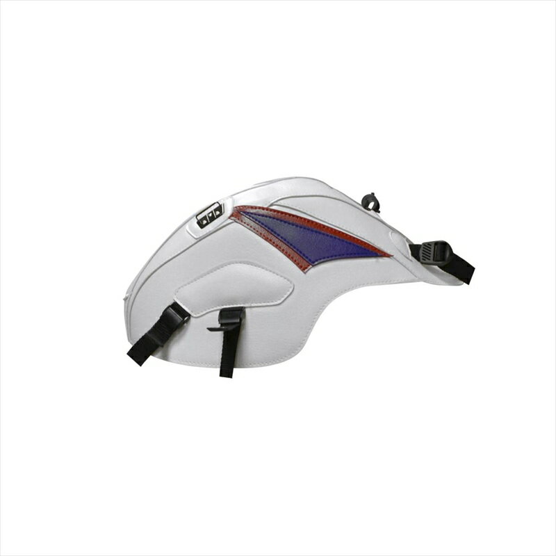 バイクパーツ バグスター タンクカバー ホワイト/ブルー/レッド1609B 4548664652877CBR250R/125R 11-17