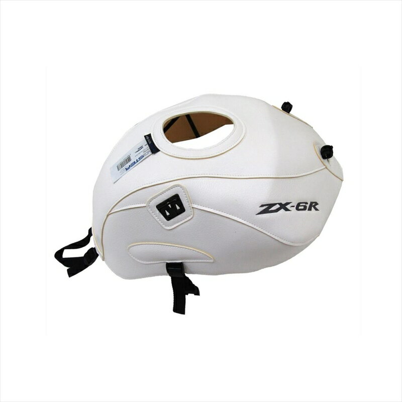 バイクパーツ バグスター タンクカバー ホワイト1575C 4548664822249ZX-6R 09-11