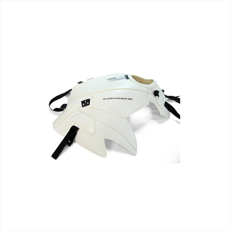 バイクパーツ バグスター タンクカバー ホワイト1645B 4548916279227400X 13-15