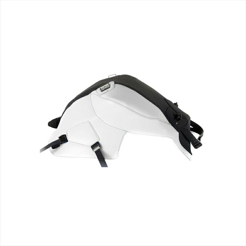 樂天商城 - バイクパーツ バグスター タンクカバー マットブラック/ホワイト1687B 4548916402571F800R 15-18