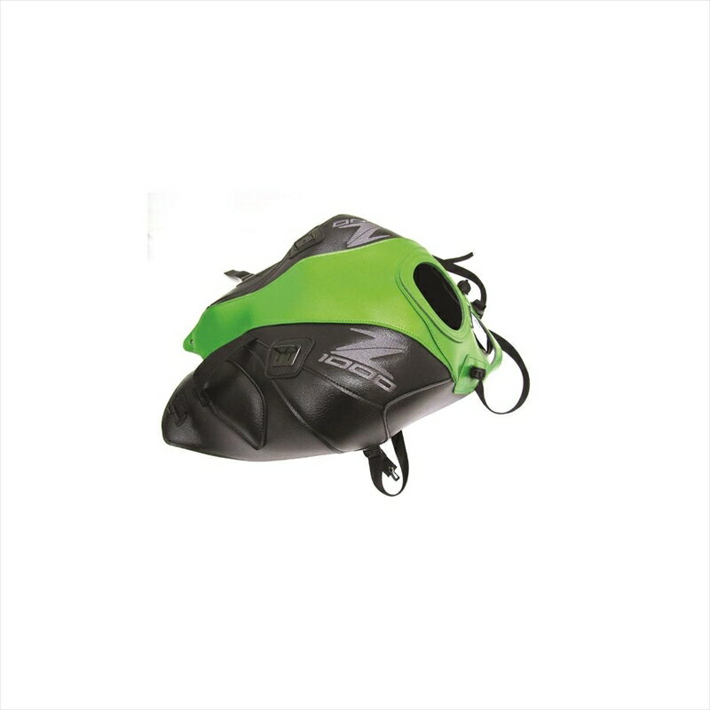 バイクパーツ バグスター タンクカバー パ-ルグリーン/ブラック1676J 4549950195856Z1000 14-22