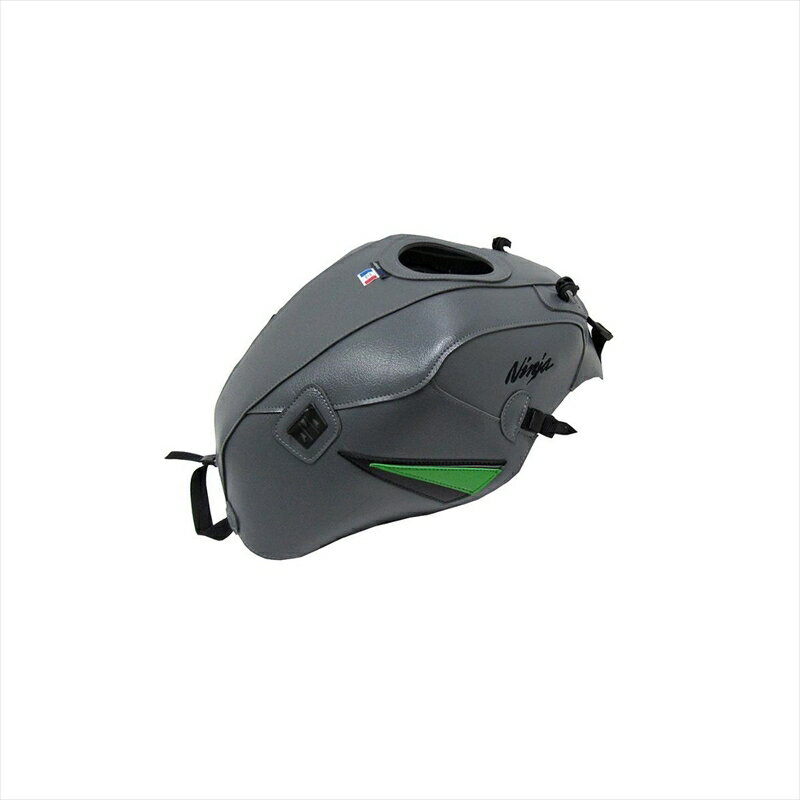 バイクパーツBAGSTER(バグスター) タンクカバー グレー/マットブラック/グリーン 1771B4549950966999Ninja250/400 18-24