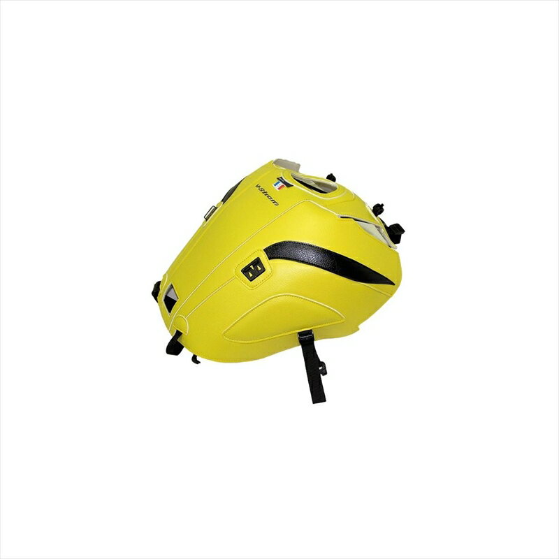 バイクパーツBAGSTER(バグスター) タンクカバー レモンイエロー/ブラック 1735E4549950967125V-STROM 650/XT 17-25