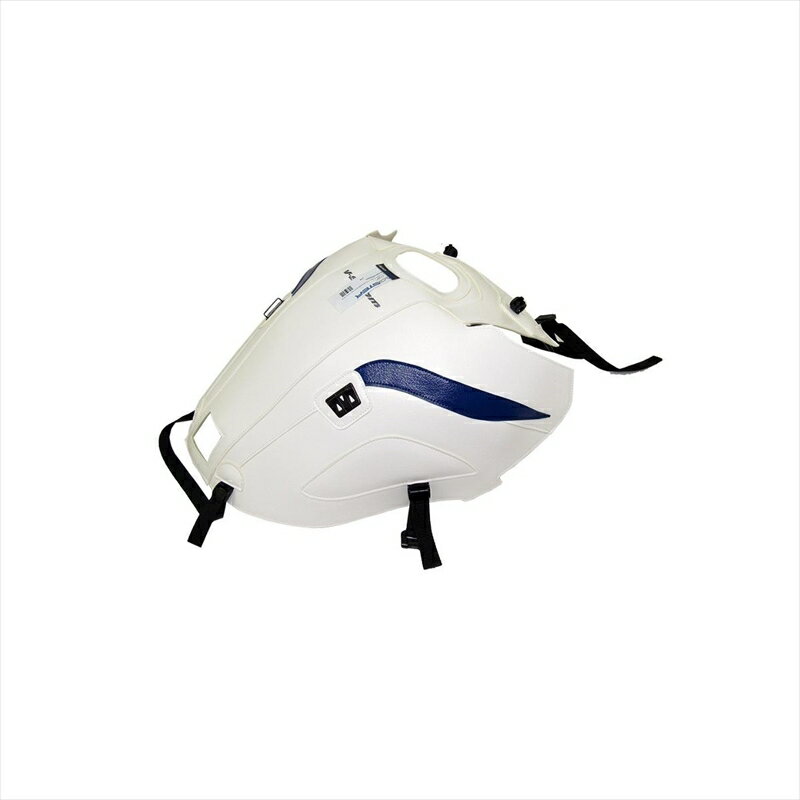バイクパーツBAGSTER(バグスター) タンクカバー ホワイト/バルティックブルー 1735F4549950967132V-STROM 650/XT 17-25