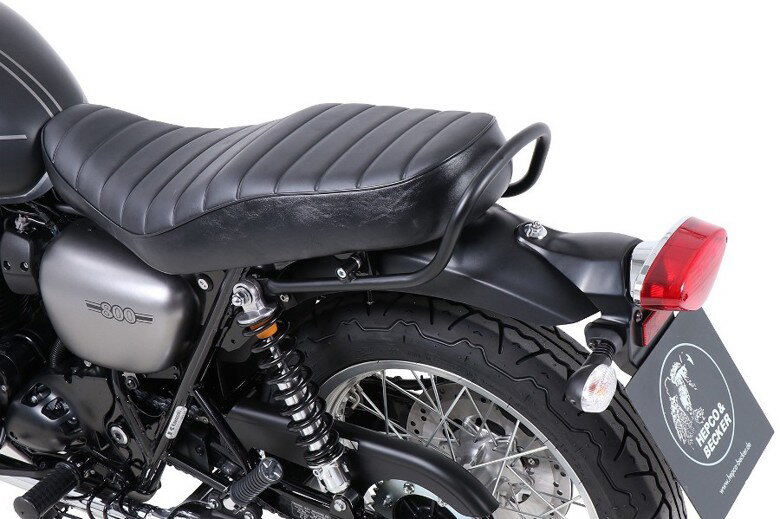 バイクパーツHEPCO&BECKER(ヘプコアンドベッカー) グラブバー ブラック 42192541 00 014550255277499W800/STREET/CAFE 19-25