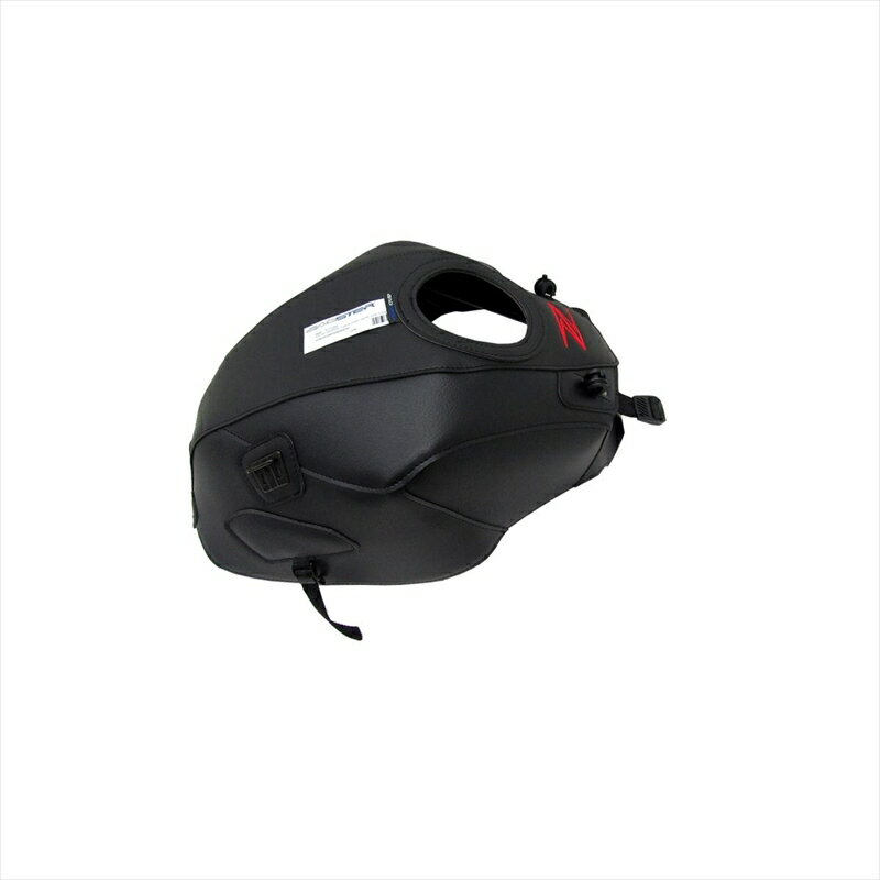 バイクパーツBAGSTER(バグスター) タンクカバー マットブラック/レッド 1772C4550255517533Z250/Z400 19-24