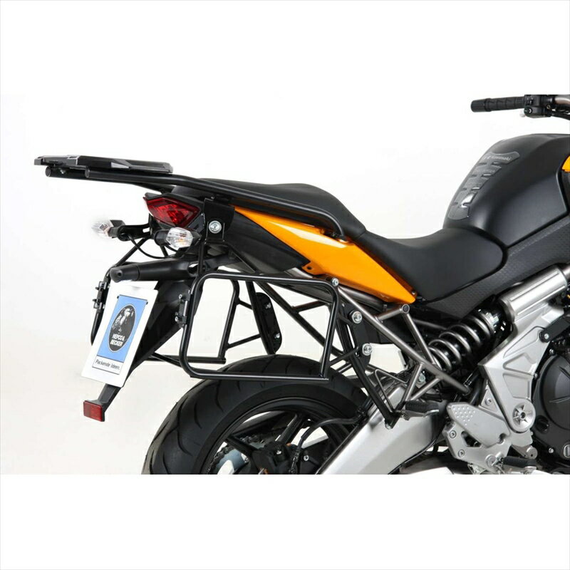 バイクパーツHEPCO&BECKER(ヘプコアンドベッカー) サイドキャリア Lock-it ブラック 6502510 00 014548664515592Versys650 07-14