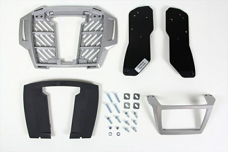 バイクパーツHEPCO&BECKER(ヘプコアンドベッカー) トップケースキャリア アルラック シルバー650665 01 094548664879991