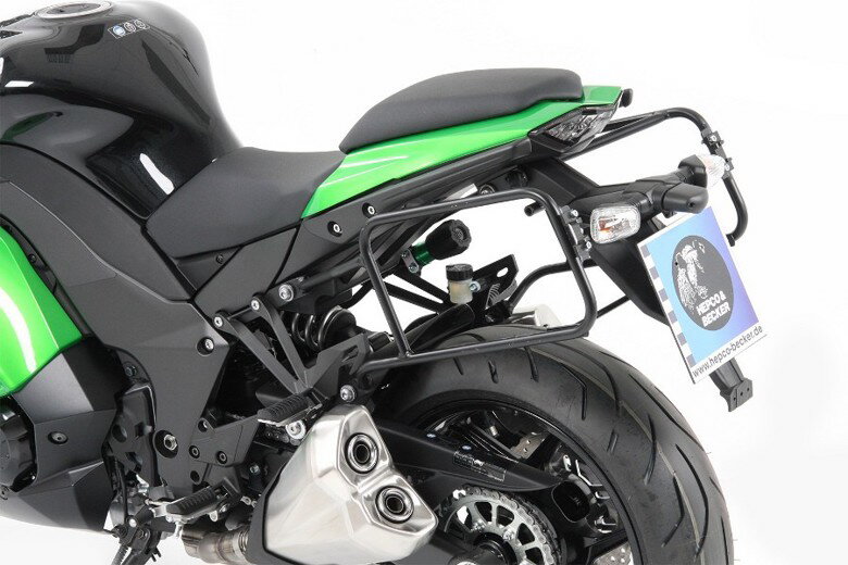 バイクパーツHEPCO&BECKER(ヘプコアンドベッカー) サイドキャリア Lock-it ブラック 6502525 00 014548916867660Ninja1000 14-16