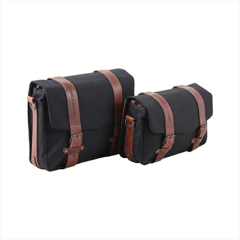 バイクパーツHEPCO&BECKER(ヘプコアンドベッカー) サイドバッグ レガシー C-Bowサイドキャリア用 M＆L 左右セット 6451976 00 01 ML4550255042028ブラック