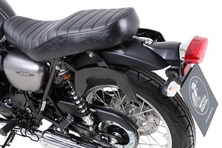 バイクパーツHEPCO&BECKER(ヘプコアンドベッカー) C-Bowサイドキャリア ブラック 6302541 00 014550255277529W800/Street/Cafe 19-23