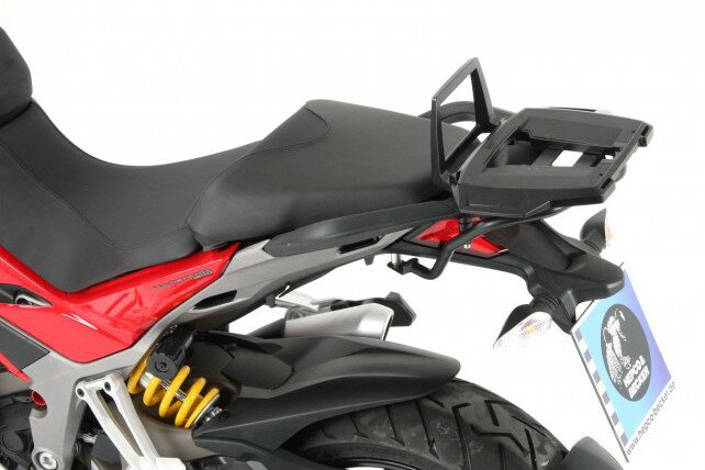 バイクパーツHEPCO&BECKER(ヘプコアンドベッカー) トップケースキャリア アルラック ブラック 6507531 01 014548916874347Multistrada1200/S 15-17