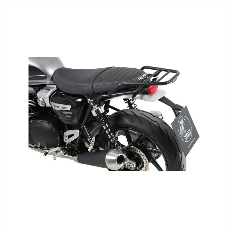 バイクパーツHEPCO&BECKER(ヘプコアンドベッカー) リアキャリア ブラック トップケース不可 6587591 01 014550255192778Speed Twin 19-23