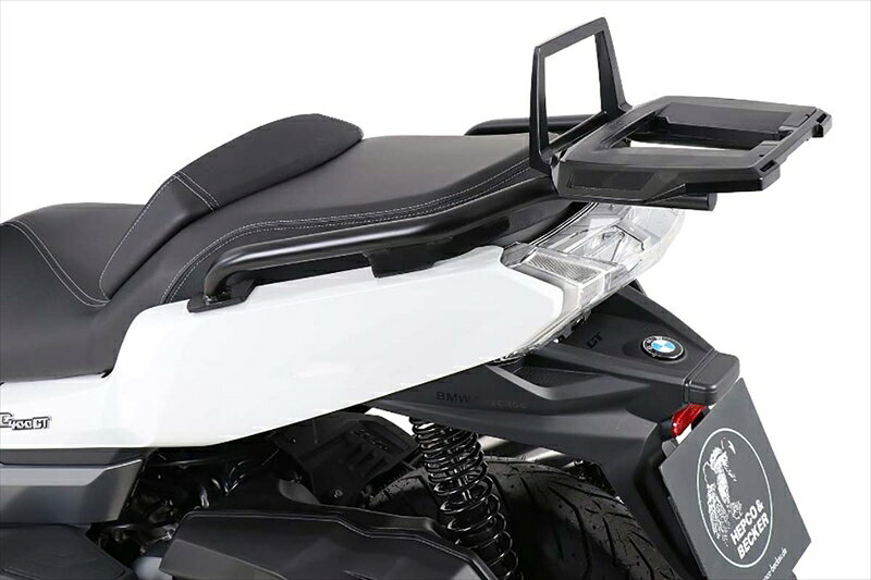 バイクパーツHEPCO&BECKER(ヘプコアンドベッカー) トップケースキャリア アルラック ブラック6526516 01 014550255355555
