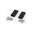 バイクパーツHEPCO&BECKER(ヘプコアンドベッカー) 側方オフセットカラー 20mm C-Bowサイドキャリア用 710632 00 014550255449476ブラック