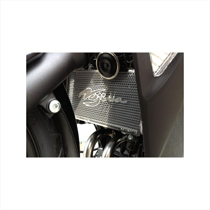 バイクパーツ 冷却系ノジマエンジニアリング ラジエーターコアガードNSP646CG 4548664906512Ninja250R/Ninja250 08-17