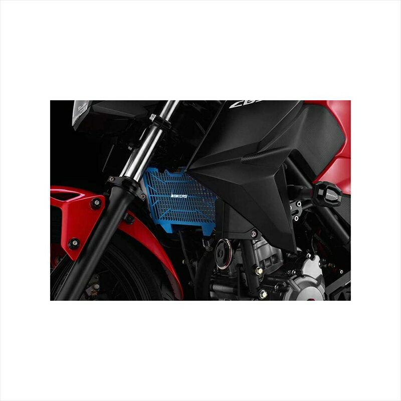 バイクパーツBIKERS(バイカーズ) ラジエターガード ステンレス チタンコート ブルー H0370-BLU4548916774333CBR250R/CB250F 14-16