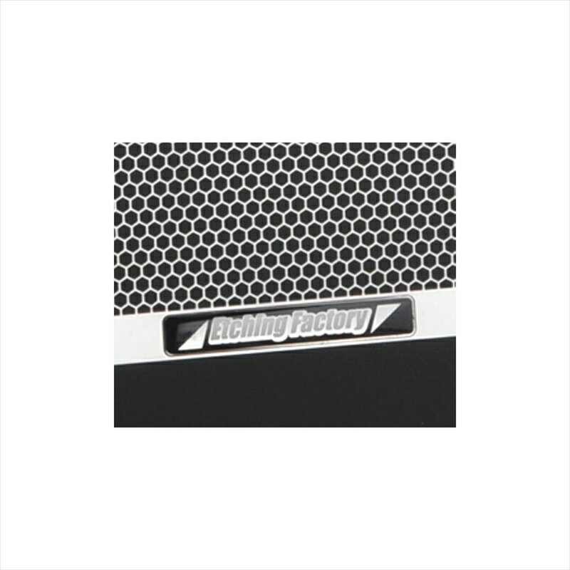 バイクパーツ 冷却系エッチングファクトリー ラジエターコアガード エンブレム黒 RGS-SV650-00 4549950394822SV650 ABS 16
