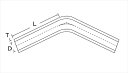 バイク用品 冷却系ネックスパフォーマンス ネックス.P シリコンラジエターホース エルボー45度 内径:16mm ブラックSHE160-45BK 4573374...