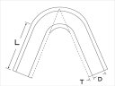 バイク用品 冷却系ネックスパフォーマンス ネックス.P シリコンラジエターホース エルボー135度 内径:13mm ブラックSHE130-135BK 45733...