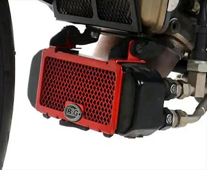 バイクパーツR&G(アールアンドジー) オイルクーラーガード レッドRG-OCG0035RE4580041235655