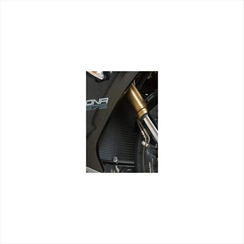 Rakuten - バイクパーツ 冷却系アールアンドジー ラジエターガード ブラックRG-RAD0145BK 4571381482434TRIUMPH Daytona675 13-15