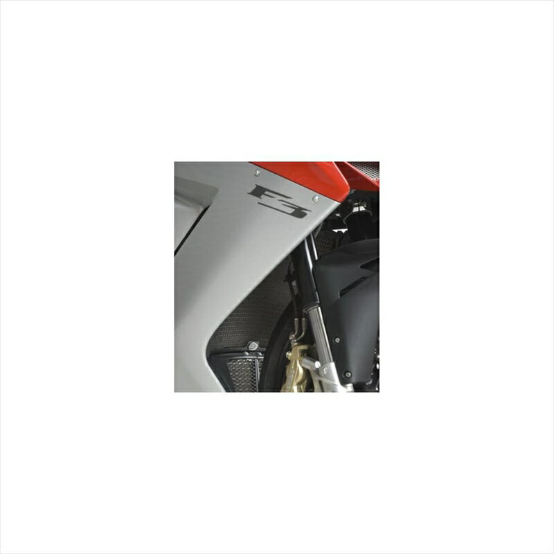 バイクパーツ 冷却系アールアンドジー ラジエターガード ブラックRG-RAD0129BK 4571381482540MV AGUSTA F3 12-15/Superveloce 20-