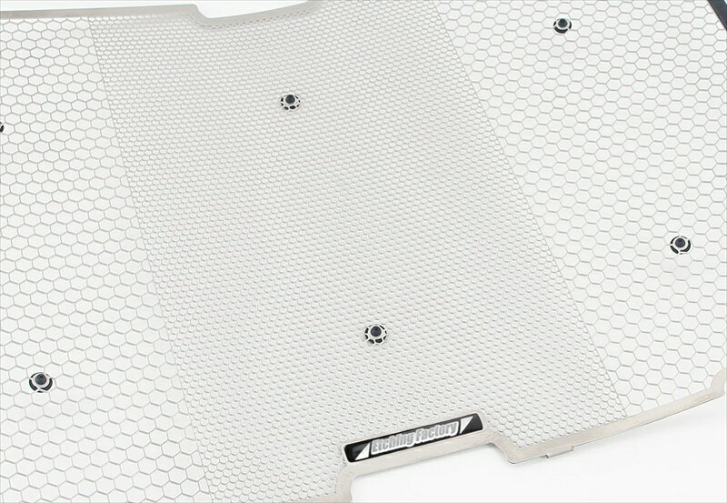 バイクパーツ 冷却系エッチングファクトリー ラジエターコアガード エンブレム黒RGY-MT09-00 4548916340071MT-09 14-20/TRACER/XSR900 16-21