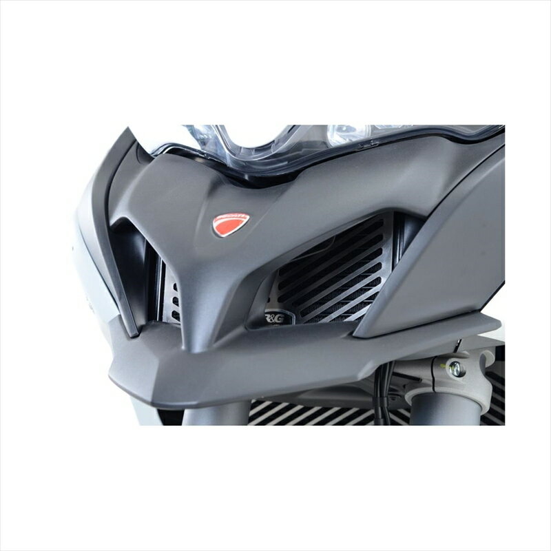 バイクパーツ 冷却系アールアンドジー ステンレス オイルクーラーガードRG-SCG0008SS 4582483537281DUCATI Multistrada1200 15-/950Multistrada 17-