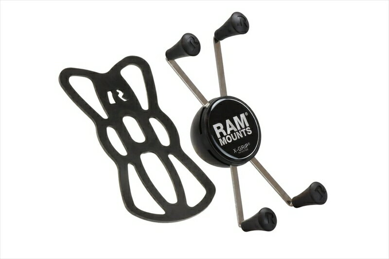 【5日前後で発送】バイクパーツRAM MOUNTS(ラムマウント) Xグリップ M スマホホルダー テザー付 ボール無RAM-HOL-UN10U4548916742851