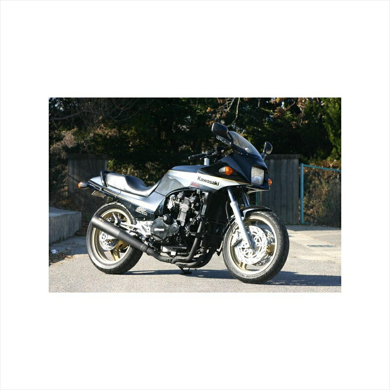 バイクパーツNOJIMA ENGINEERING(ノジマエンジニアリング) メガホン フルEX 4-1SC ステンブラック NMSX604MB4548664486922GPZ900R ALL