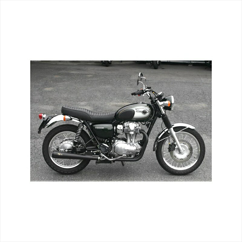 バイクパーツNOJIMA ENGINEERING(ノジマエンジニアリング) ビンテージメガホン ブラック エンブレム NMS632MBE-CLK4548664557585W800 11-16