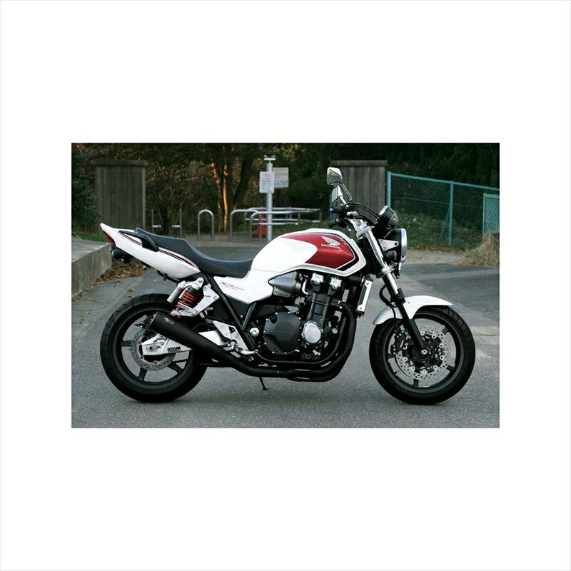 バイクパーツNOJIMA ENGINEERING(ノジマエンジニアリング) メガホン フルEX 4-1SC ステンブラック NMSX017MB-J4548664640621CB1300SF/SB 03-07