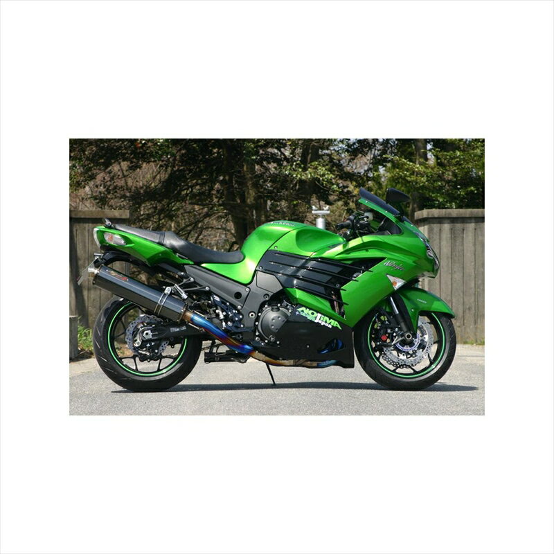 バイクパーツNOJIMA ENGINEERING(ノジマエンジニアリング) DLCチタン フルエキゾースト 4-1SC NTX643GTD-CLK4548664656417ZX-14R 12-15