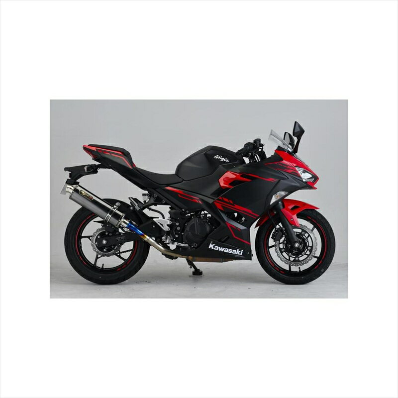 バイクパーツNOJIMA ENGINEERING(ノジマエンジニアリング) GTミドル スリップオン DLC-TI NMS656SGTMD-CLK4549950908234Ninja250/400 18-21