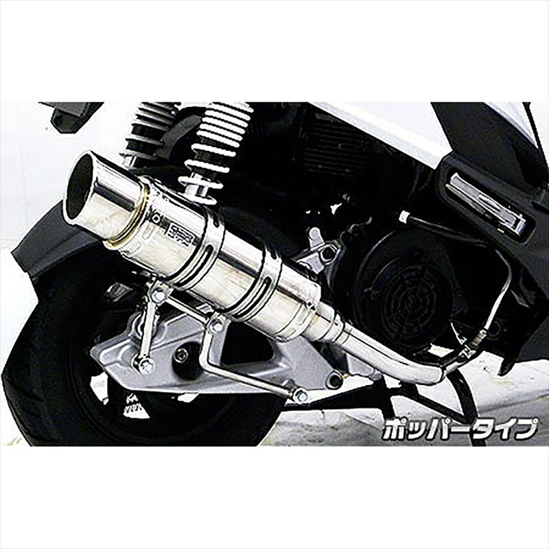 バイクパーツ マフラーウイルズウィン ロイヤルマフラーポッパータイプ522-59-02 4548916572342SYM JET POWER125