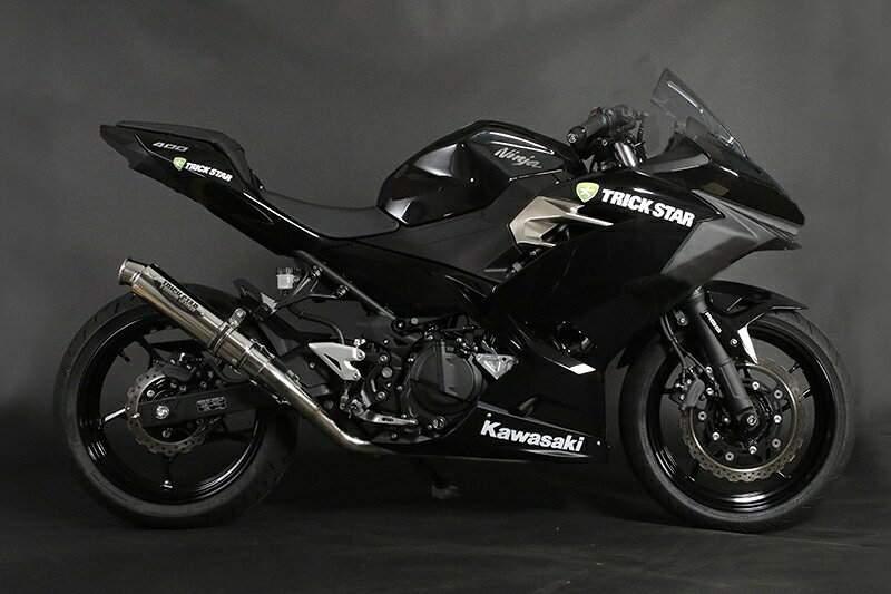 バイクパーツTRICK STAR(トリックスター) レーシングショットガンステンカール RFS-020B-SSC4573269953913