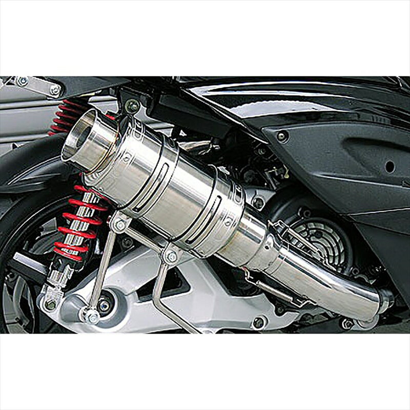 バイクパーツ マフラーウイルズウィン アトミックショートマフラー/バズーカー162-12-12 4548664024544シグナスX(台湾5期)